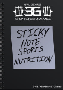 Sticky Note Sports Nutrition