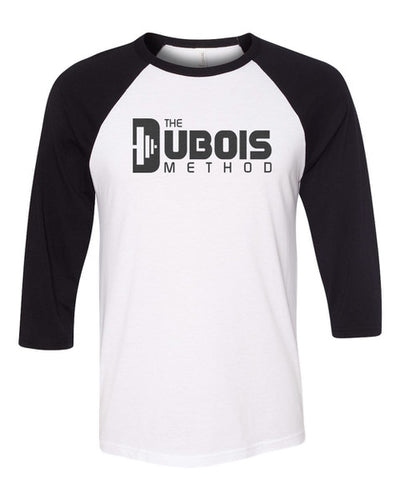 Dubois Method 3/4 Sleeve Baseball T-shirt Black/White