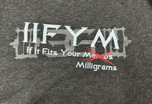 TeamEvilGSP "IIFYM" Tshirt / Black w/White Print